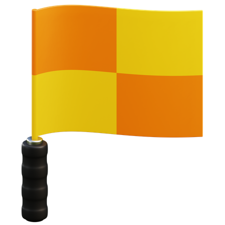 Linesman Flag  3D Icon