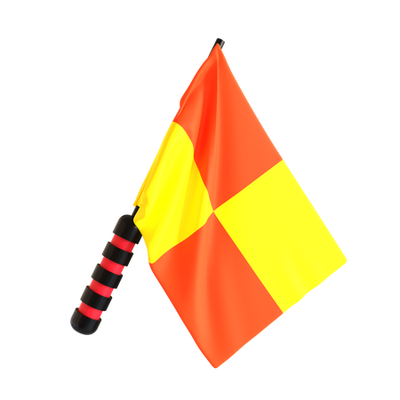 Linesman Flag  3D Icon