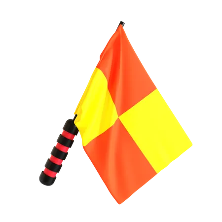 Linesman Flag  3D Icon