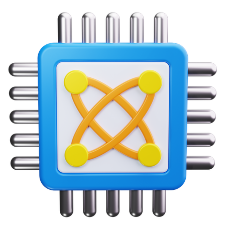 L'informatique quantique  3D Icon