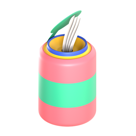 Lingettes désinfectantes  3D Icon