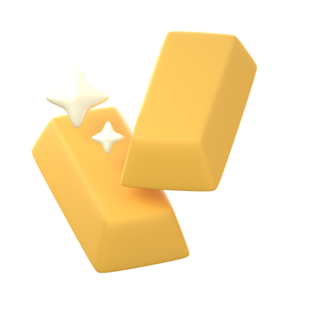 Lingot d'or  3D Icon