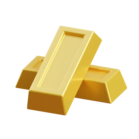 Lingot d'or  3D Icon