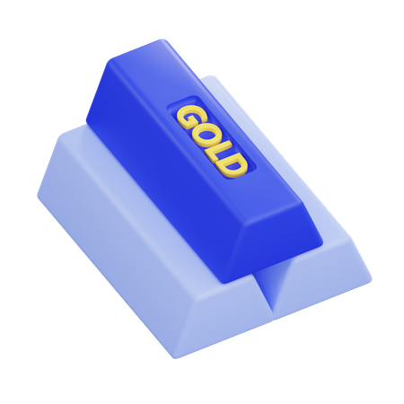 Lingot d'or  3D Icon
