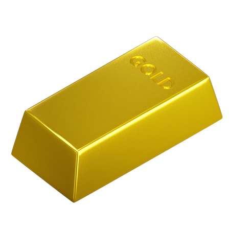 Lingot d'or  3D Icon