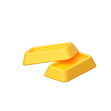 Lingot d'or  3D Icon