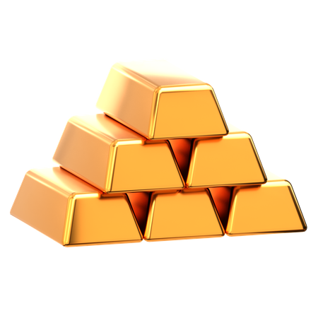 Lingot d'or  3D Icon