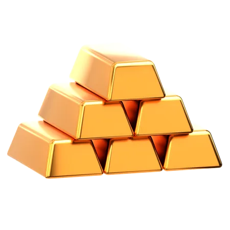 Lingot d'or  3D Icon