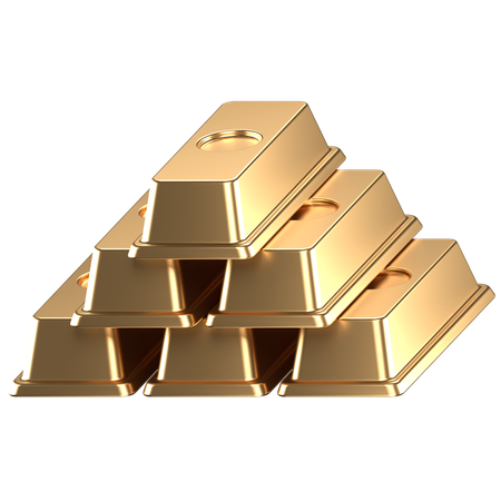 Lingot d'or  3D Icon