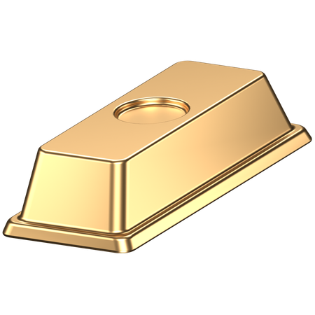 Lingot d'or  3D Icon