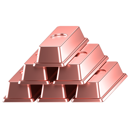 Barra de oro  3D Icon