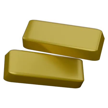 Lingotes de oro  3D Icon