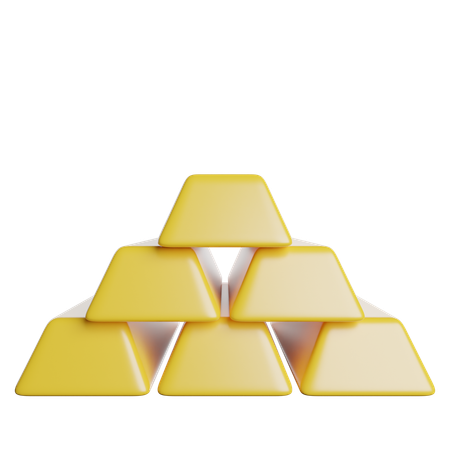 Lingots d'or  3D Icon