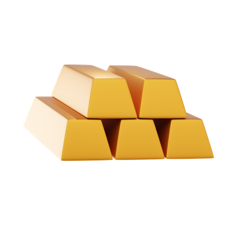 Lingots d'or  3D Icon