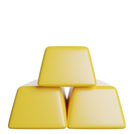 Lingots d'or  3D Icon