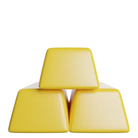 Lingots d'or  3D Icon