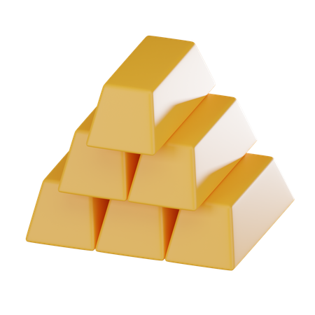 Lingots d'or  3D Icon