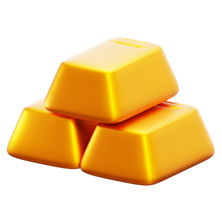 Lingots d'or  3D Icon