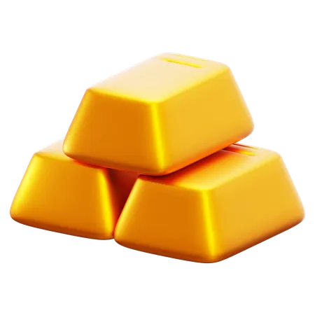 Lingots d'or  3D Icon