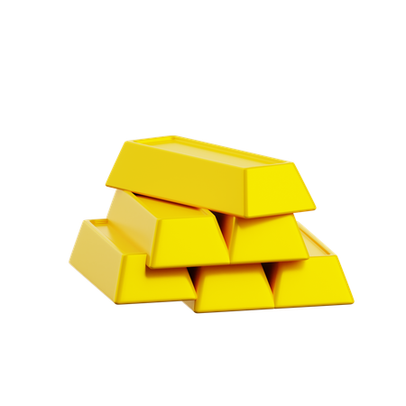 Lingots d'or  3D Icon