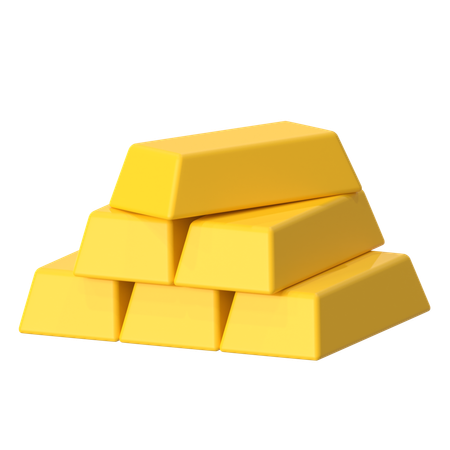 Lingots d'or  3D Icon