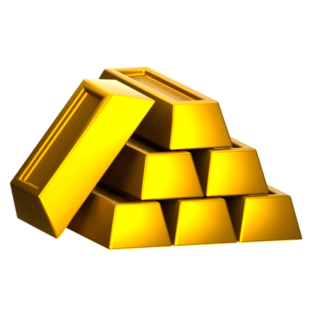 Lingots d'or  3D Icon