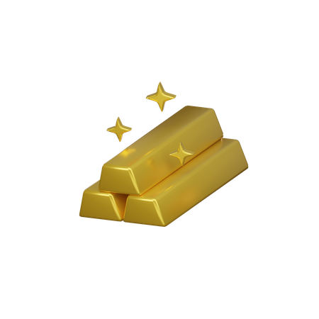 Lingots d'or  3D Icon