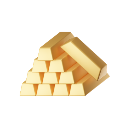 Lingots d'or  3D Icon