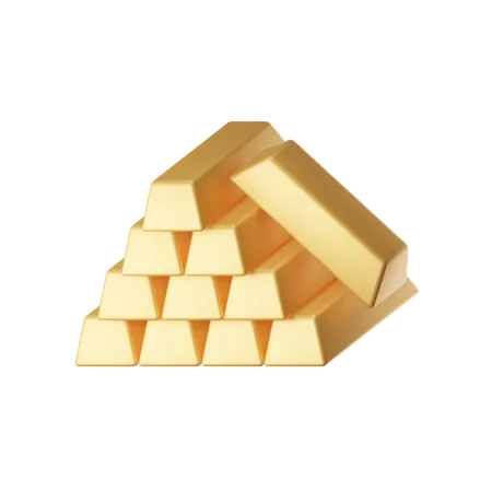 Lingots d'or  3D Icon