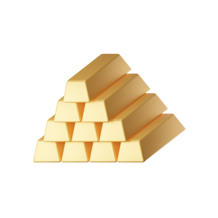 Lingots d'or  3D Icon