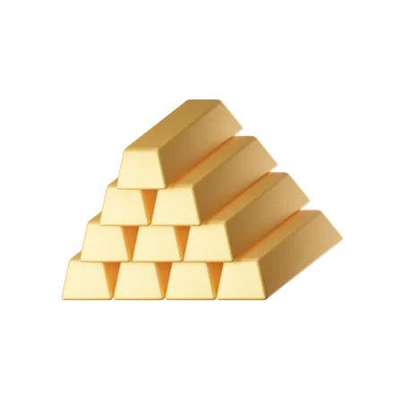 Lingots d'or  3D Icon