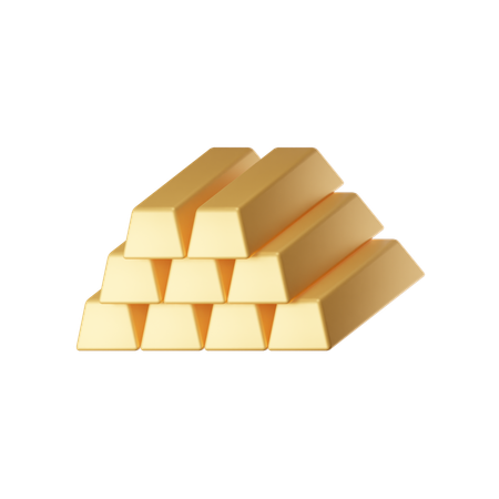 Lingots d'or  3D Icon