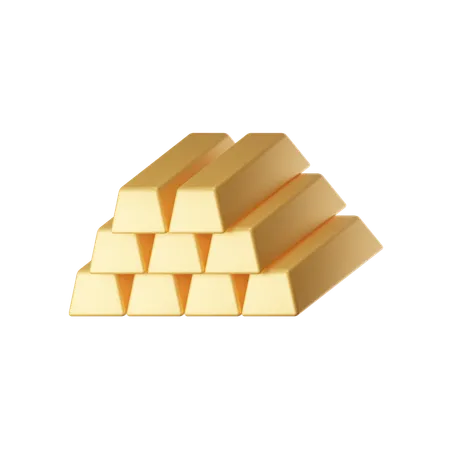 Lingots d'or  3D Icon