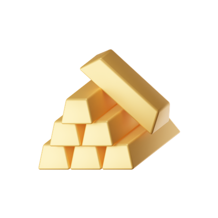 Lingots d'or  3D Icon