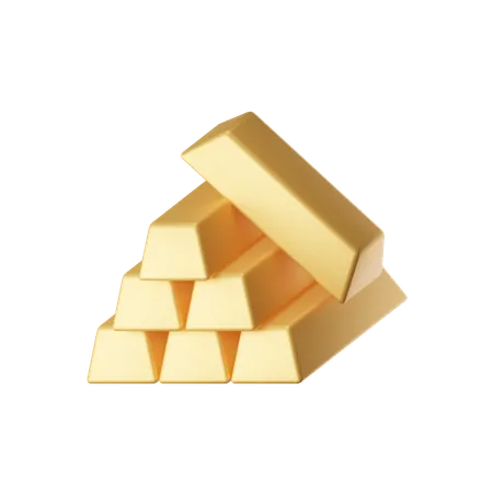 Lingots d'or  3D Icon