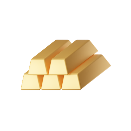 Lingots d'or  3D Icon