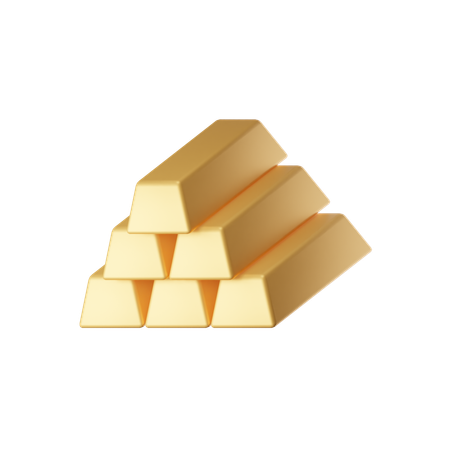 Lingots d'or  3D Icon