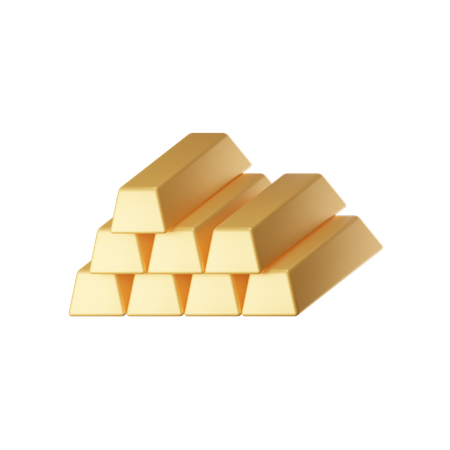 Lingots d'or  3D Icon