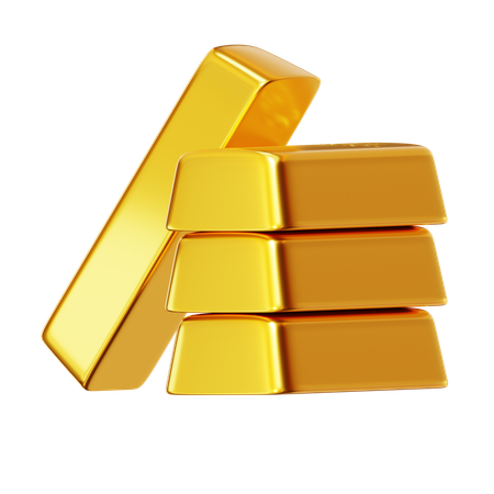 Lingots d'or  3D Icon