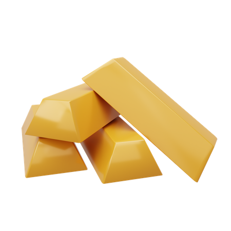 Lingots d'or  3D Icon