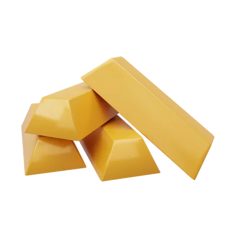 Lingots d'or  3D Icon