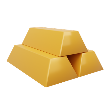 Lingots d'or  3D Icon