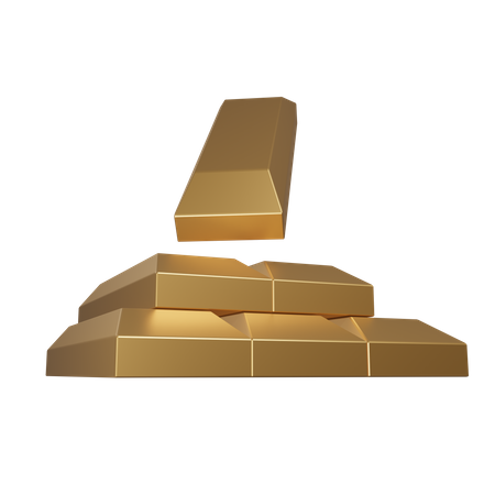 Lingots d'or  3D Icon