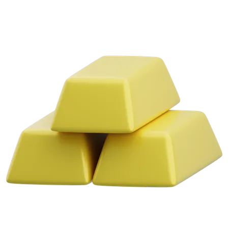 Lingots d'or  3D Icon