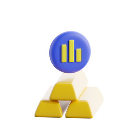 Lingots d'or  3D Icon