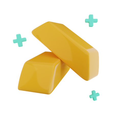 Lingots d'or  3D Icon