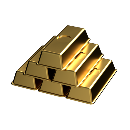 Lingots d'or  3D Icon