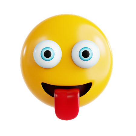 Emoji de língua  3D Icon