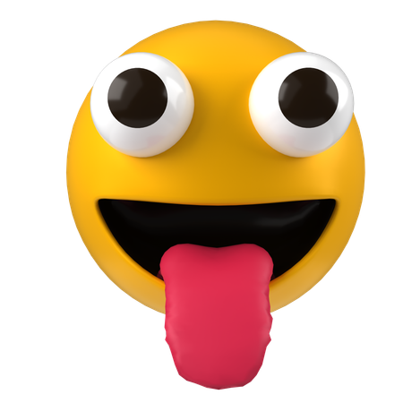 Emoji de língua  3D Icon