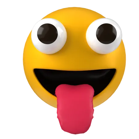 Emoji de língua  3D Icon